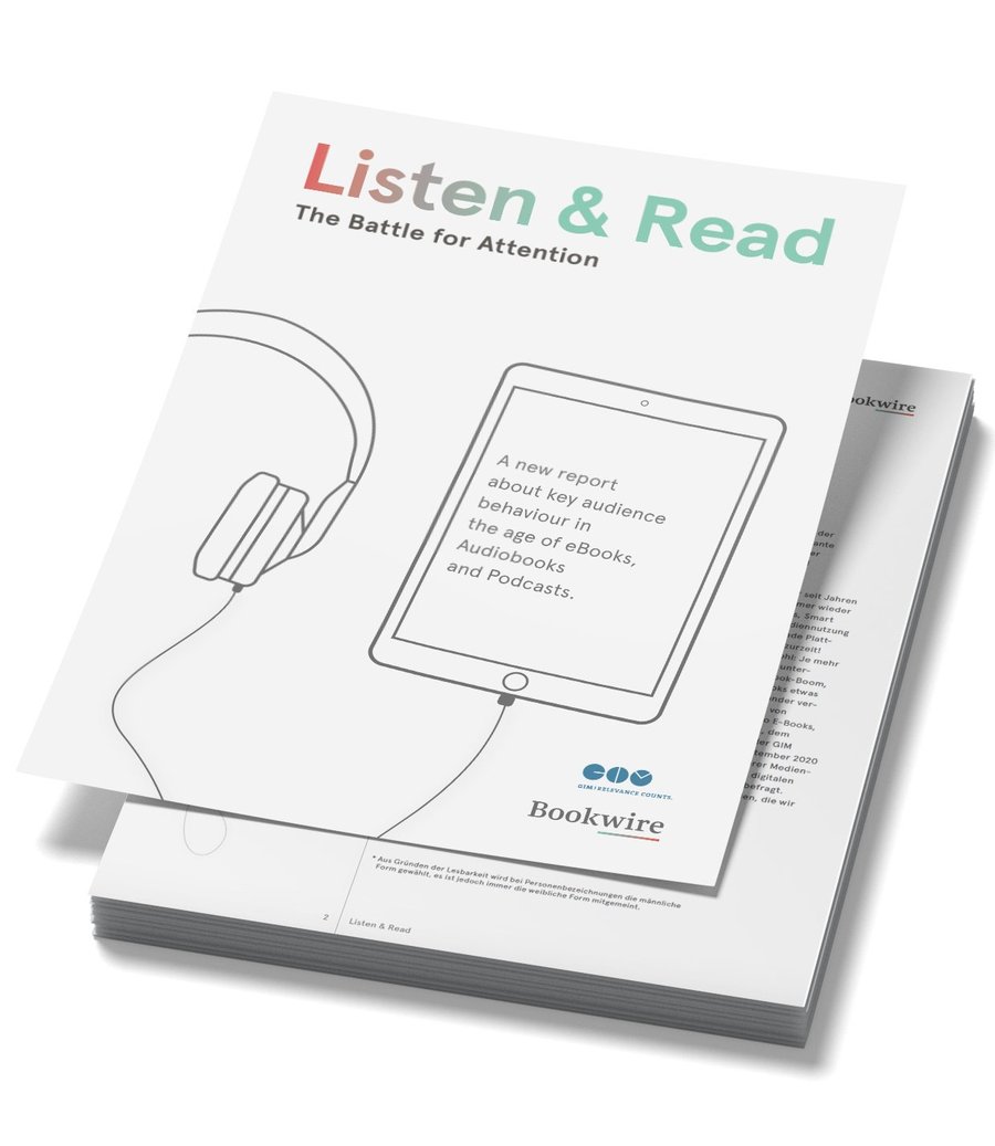 [Translate to Spanish:] Bookwire Report "Listen and Read", 2020